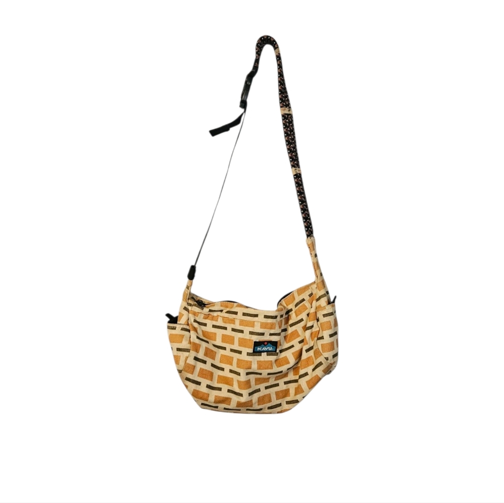 Kavu Women"s Stylish Tan Patterned Shoulder Bag